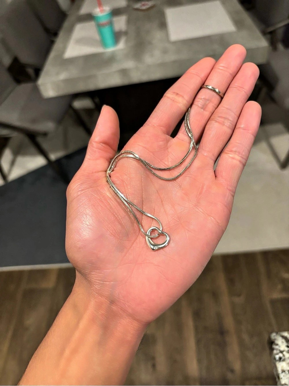 Tiffany & Co. Elsa Peretti Open Heart Necklace